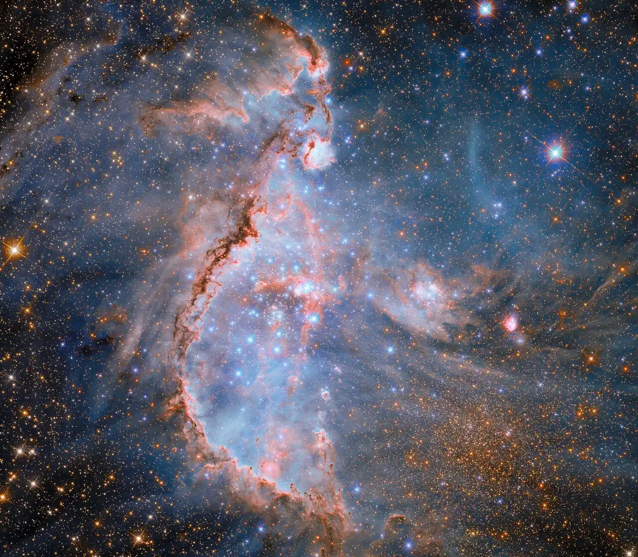 Stellar sculptors in NGC 346