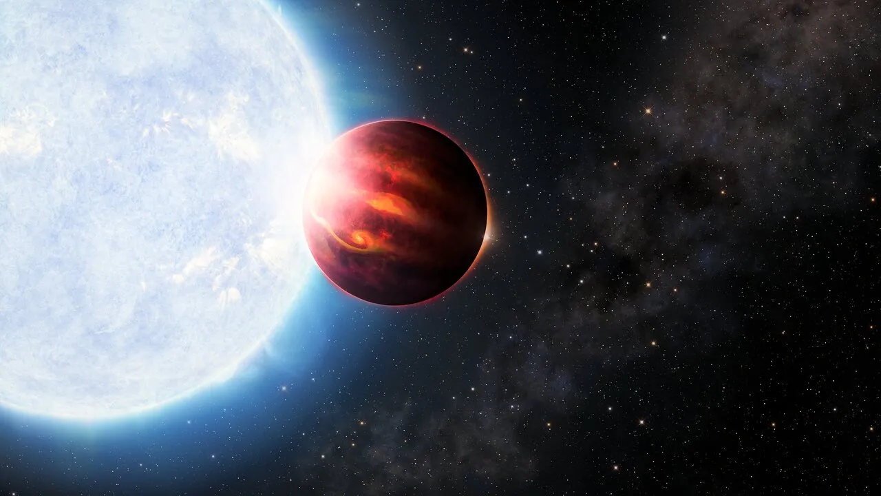 Artist’s Illustration of Ultra-Hot Jupiter