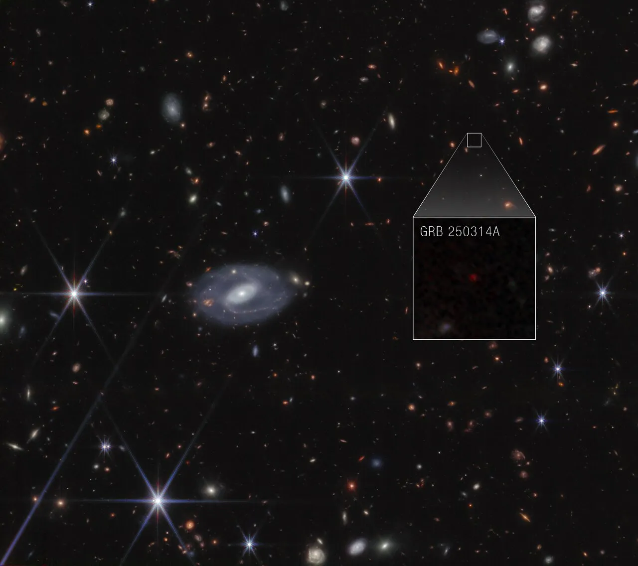 GRB 250314A Pull-out (NIRCam image)